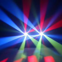 Lyre LED wash et beam 7 x 40 W RGBW 4 en 1, zoom 3° à 60°, DMX, à l'unité ou avec flight case