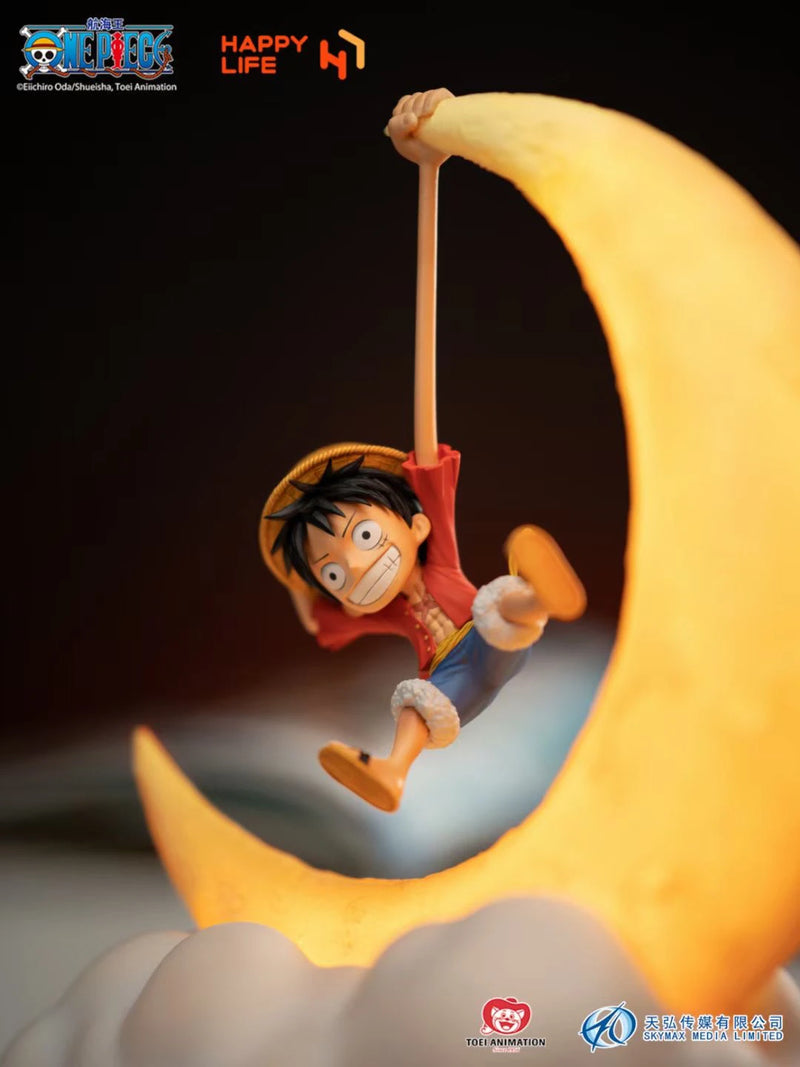 Lampe lune Luffy – vue de face de la lampe lune