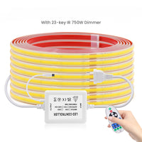 Ruban LED extérieur 220 V COB IP65 – ruban avec variateur infrarouge 750 W