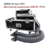 Machine à brouillard bas à eau 3000 ou 5000 W – version 3000 W en flight case avec gaine d'air