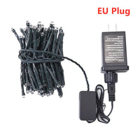 Guirlande lumineuse pluie de météores LED 220 V, 1 ou 3 brins de 1,5 m, 120 à 360 LED