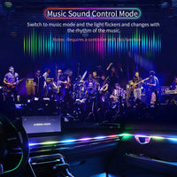 Bande LED adressable WS2812B – ambiance de concert en mode musique avec contrôleur compatible