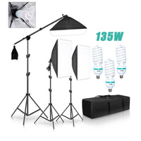 Kit 3 softbox avec perche – vue 8