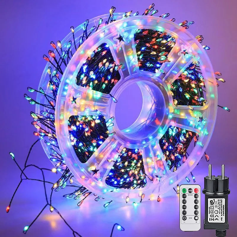 Guirlande lumineuse sapin en fil de cuivre – vue 15