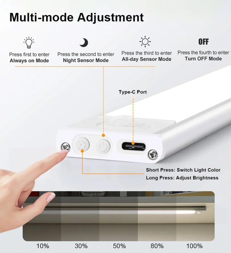 Lampe LED ultra-fine à détecteur – vue 20