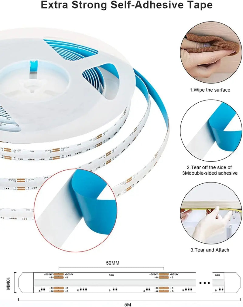 Ruban LED COB 5 m – vue 18