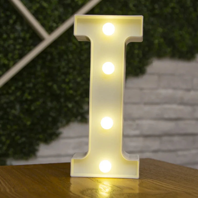 Lettres et chiffres lumineux LED à piles – vue 30