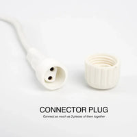 Guirlande guinguette G50 LED extérieur connectable – connecteur étanche pour relier plusieurs guirlandes
