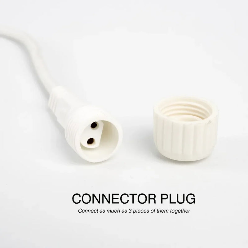 Guirlande guinguette G50 LED extérieur connectable – connecteur étanche pour relier plusieurs guirlandes