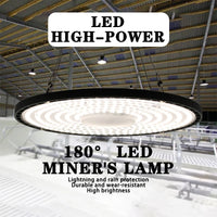 Cloche LED industrielle UFO 100 ou 150 W, IP65, 6000 K