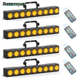 Barre LED RGBW pour éclairage mural, lot de 4, DMX, 36 ou 200 W