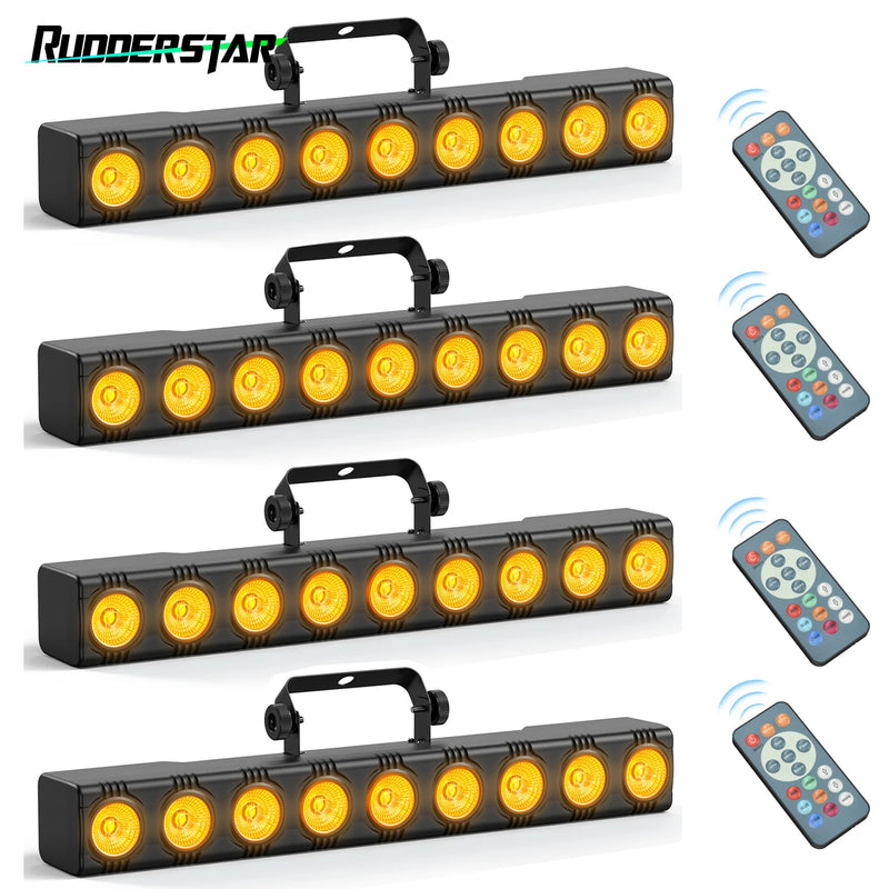 Barre LED RGBW pour éclairage mural, lot de 4, DMX, 36 ou 200 W