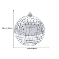 Boule à facettes en verre miroir – boule de 10 cm avec ses dimensions