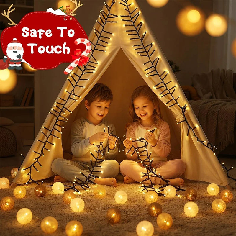 Guirlande de Noël à grappes de LED – vue 31