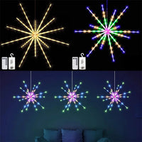 Étoile LED suspendue effet feu d'artifice – vue 12