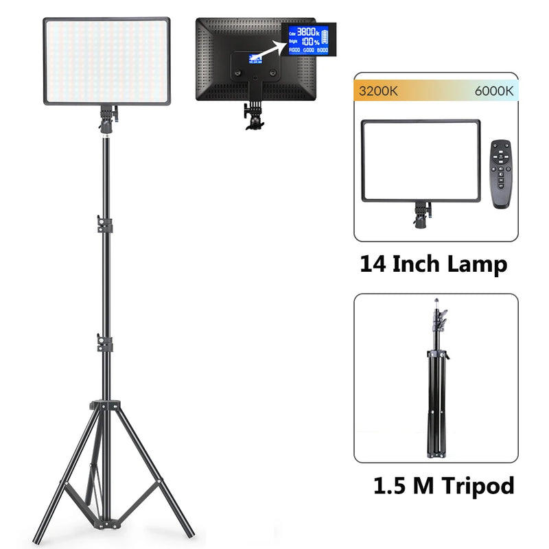 Panneau LED vidéo bicolore avec télécommande, 23 x 16 ou 36 x 25 cm