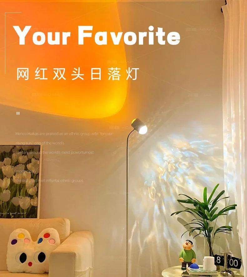 Lampadaire LED double face – vue 10