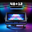 Stroboscope LED étanche IP65 à 48 + 12 segments, 864 LED, DMX, de 1 à 6 appareils