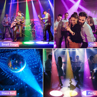 Pinspot LED 30 W – ambiances de petite scène, de club, de boule disco et de fête
