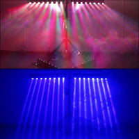 Barre LED à tête mobile 8 x 12 W RGBW, 107 cm, DMX 10 ou 38 canaux
