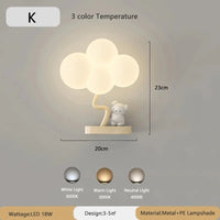 Applique murale nuage LED 18 W pour chambre d'enfant, cœur ou couronne