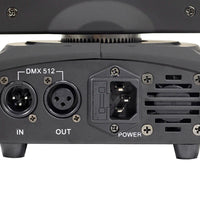 Mini lyre LED spot 60 W DMX 9 ou 11 canaux, 7 couleurs et mode sonore