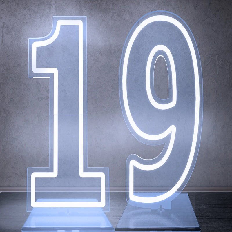 Chiffres lumineux géants néon LED – vue 23