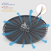 Lampe d'atelier LED UFO – vue 4