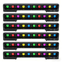 Barre LED à tête mobile 10 faisceaux de 15 W, 99 cm, DMX, à l'unité ou par lot
