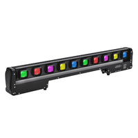 Barre LED à tête mobile 10 faisceaux de 15 W, 99 cm, DMX, à l'unité ou par lot