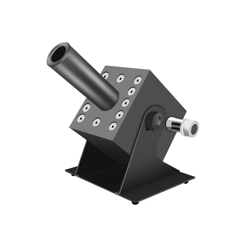 Canon à CO2 à tête inclinée, LED RGB 3 en 1, DMX512, 250 W