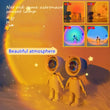 Lampe coucher de soleil astronaute USB à tête magnétique, 13 cm, 4 teintes