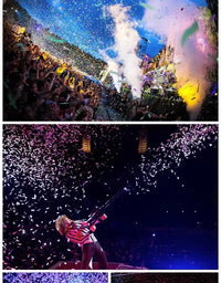 Canon à confettis double tête – confettis en festival