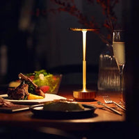 Lampe de table sans fil aluminium rechargeable, 28,5 cm, 5 coloris