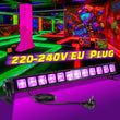 Barre lumière noire UV 40 LED de 38 cm, orientable, prise européenne