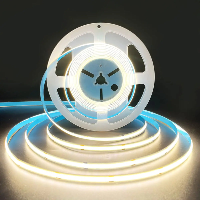 Ruban LED COB haut IRC – rouleau allumé en blanc neutre