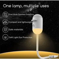 Veilleuse projecteur d'étoiles tactile – capsule et sa veilleuse chaude, dual mode : projection et lumière douce