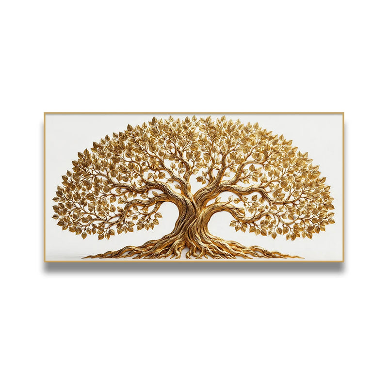 Tableau lumineux LED arbre de vie doré – vue 10