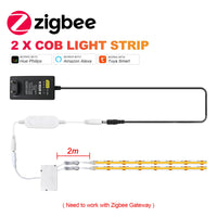 Ruban LED sous meuble connecté – kit Zigbee de 2 rubans de 2 m