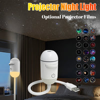 Mini projecteur ciel étoilé capsule USB – capsule sur bras flexible avec fiche USB et planche de films