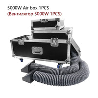 Machine à brouillard bas à eau 3000 ou 5000 W – version 5000 W en flight case avec gaine d'air