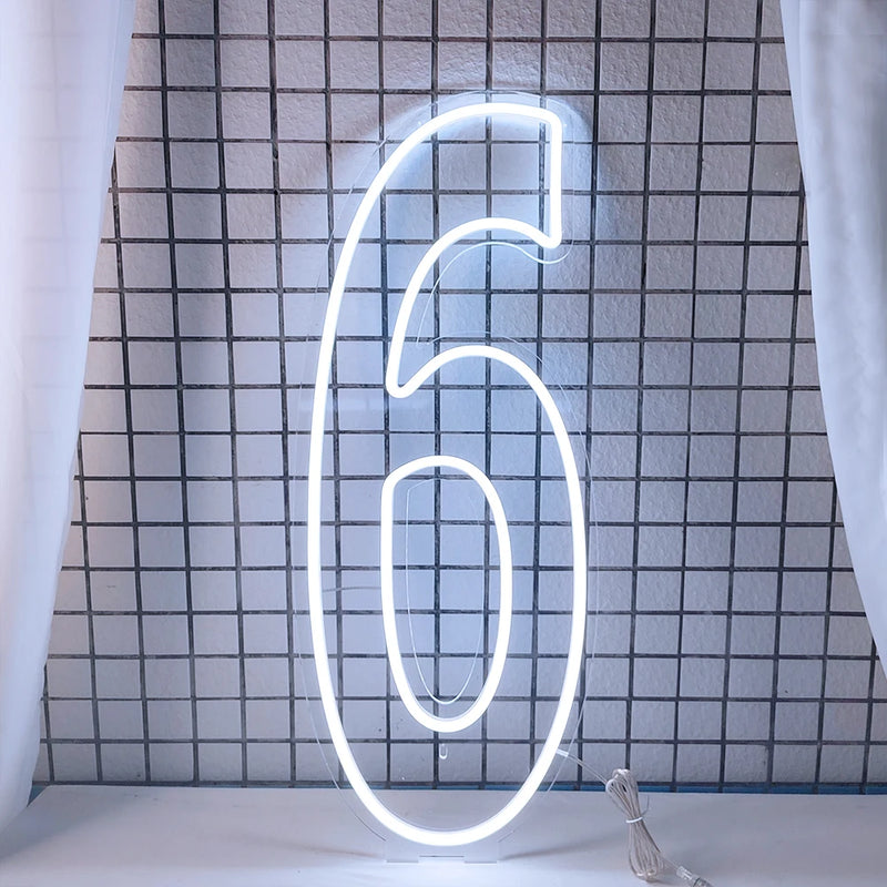 Chiffres lumineux géants néon LED – vue 11