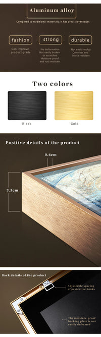 Tableau lumineux LED arbre de vie doré – vue 17
