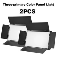 Lumière douce tricolore 200 W DMX, 3200-6200 K, pour studio, vidéo et scène, 1 ou 2 projecteurs