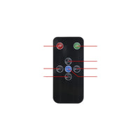 Stroboscope LED 100 W – télécommande de la version blanche