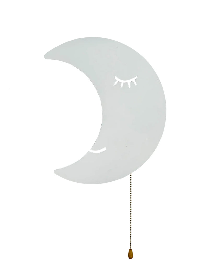 Lampe nuage murale en bois à piles pour chambre d'enfant, 3 formes