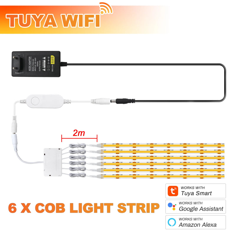 Ruban LED sous meuble connecté – vue 14