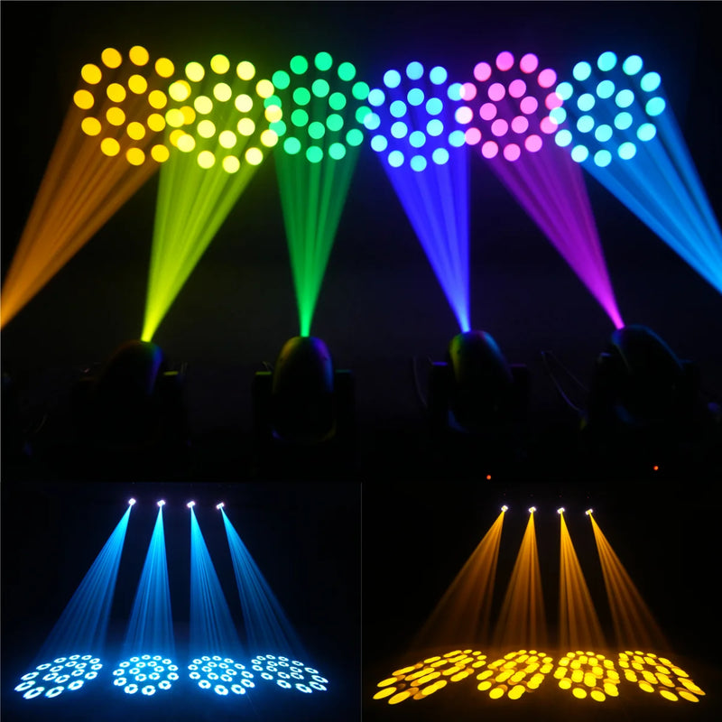 Lyre LED beam spot 3D et halo – vue 16