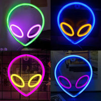 Néon LED déco gaming et chambre, 23 motifs au choix, piles ou USB