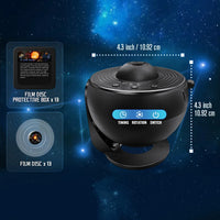 Projecteur planétarium globe – globe noir avec sa taille de 10,92 cm et ses 13 films